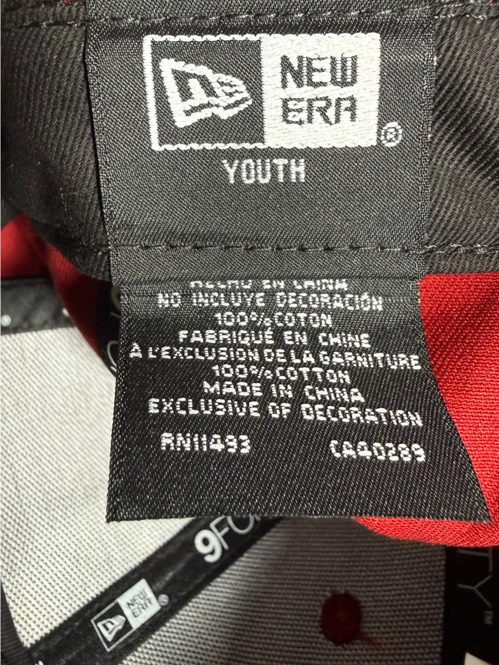 NWT AS Roma Youth Baseball Cap New Era 9FORTY Adjustable Red Soccer Hat NEW